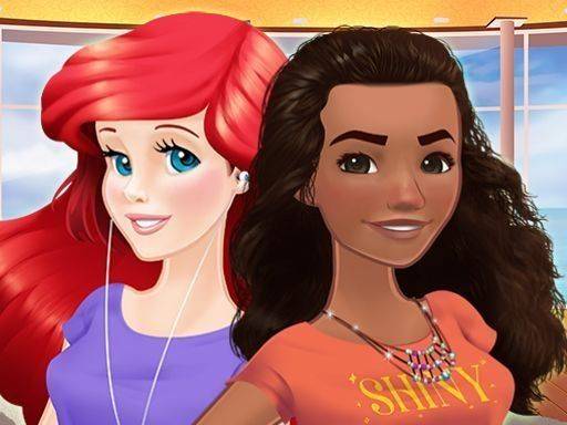 Princess on Vacation Online Dress-Up Game