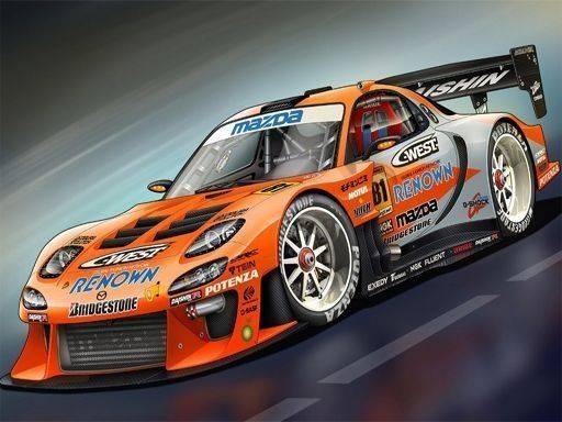 Race Car Slide Puzzle Game Online - Puzzle Game