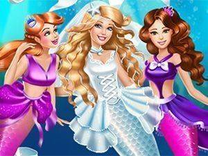 Mermaid Doll Wedding Online Dress Up Game
