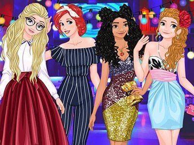 Freshman Party at Princess College - Dress Up Game