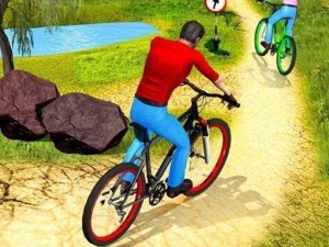 Uphill Offroad Bicycle Rider Online Arcade Game