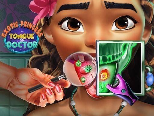 Exotic Princess Tongue Doctor Online Game - Kids Doctor Game