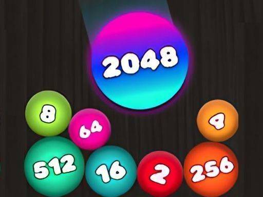2048 Puzzle: Connect the Balls - Logic Game - Puzzle Game