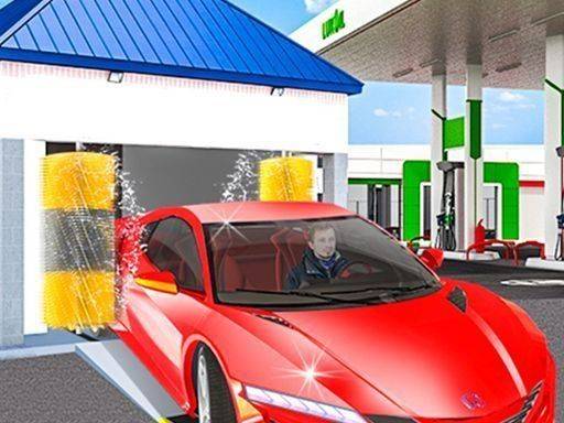 Gas Station Car Parking Game Online Arcade Game