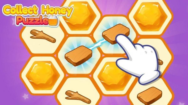 Collect Honey Puzzle: Merge & Build Game - Puzzle Game