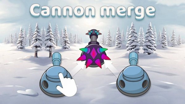 Cannon Merge Defense Game Strategy Game