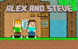 Alex and Steve Go Skate - Monster Escape Adventure