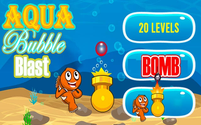 Aqua Bubble Blast - Underwater Bubble precision fighter