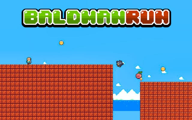 Baldman Run - Endless Runner HTML5 Game