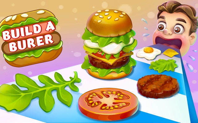 Build a Burger - Crazy Cooking Runner