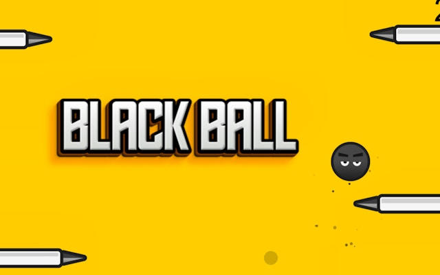 Falling Black Ball: Jump Arcade
