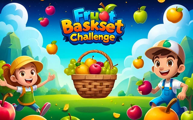 Fruit Basket Challenge - Catch Falling Fruits Game