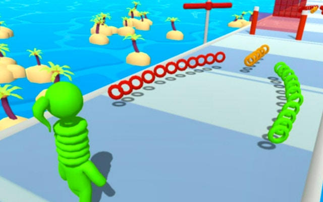 Long Neck Run - Color Parkour Challenge