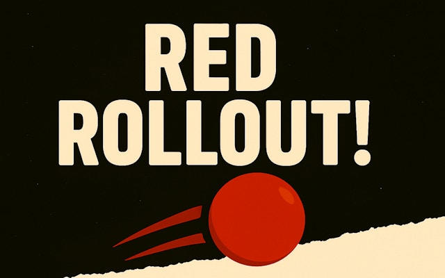 Red Rollout: Endless Runner Game