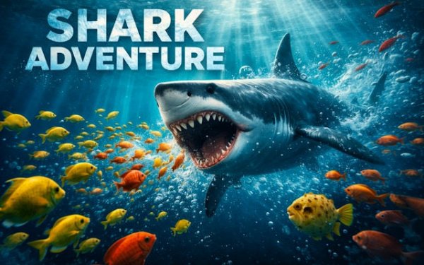 Shark Adventure: Ocean Predator Survival Online Game - Simulation Game