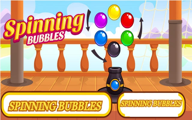 Spinning Bubbles Match 3 Puzzle Game