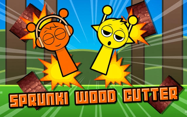 Sprunki Wood Cutter - Free Arcade Game