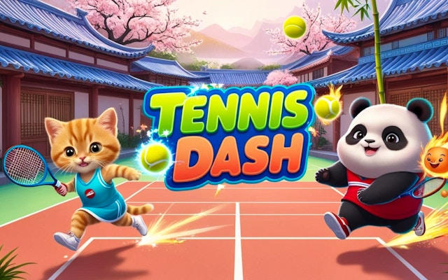 Tennis Dash - Cat Tennis Reflex Game