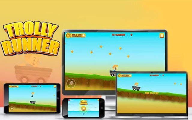 Trolly Runner: projectile Cart Adventure