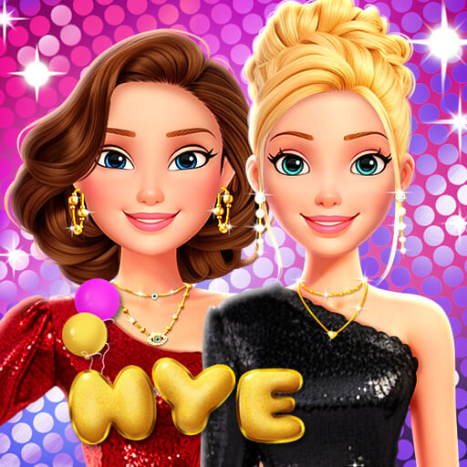 Ellie NYE Sequin Party Dress Up Game - Dress Up Game